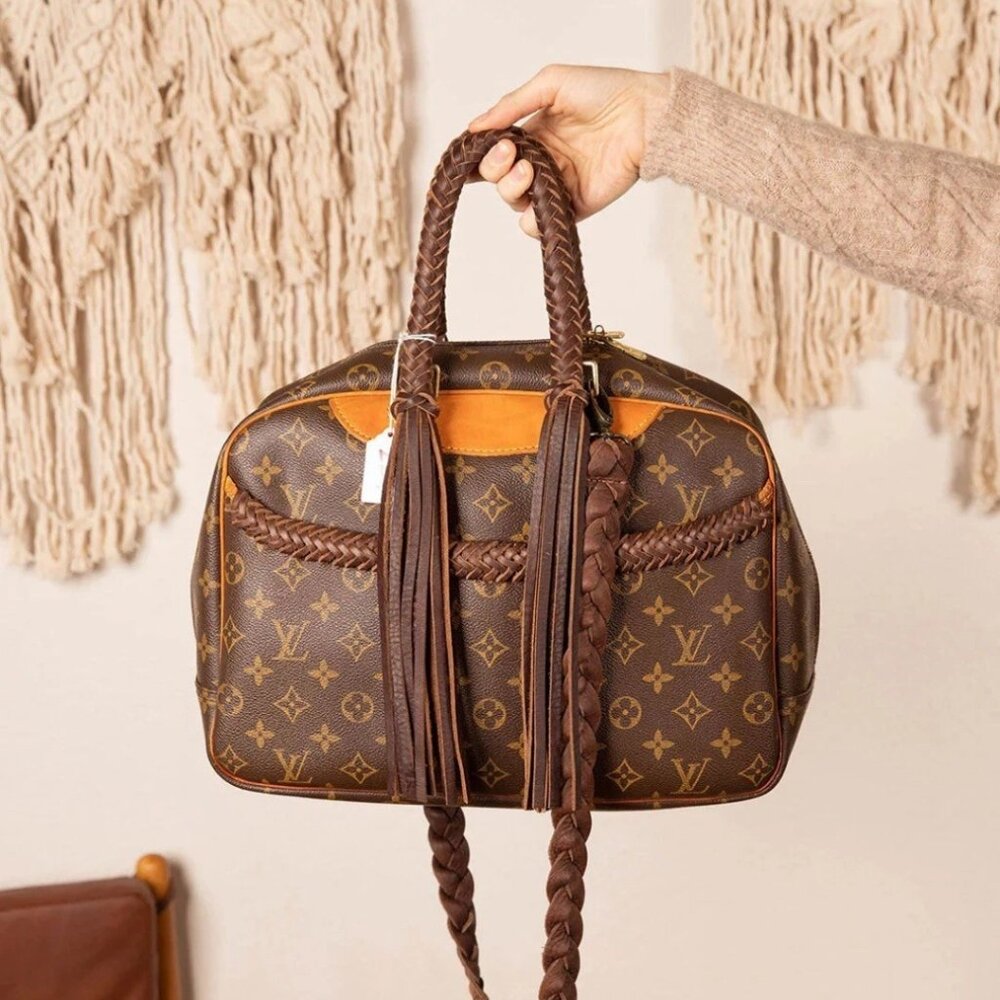 Louis Vuitton Deauville bag revamped by Vintage Boho